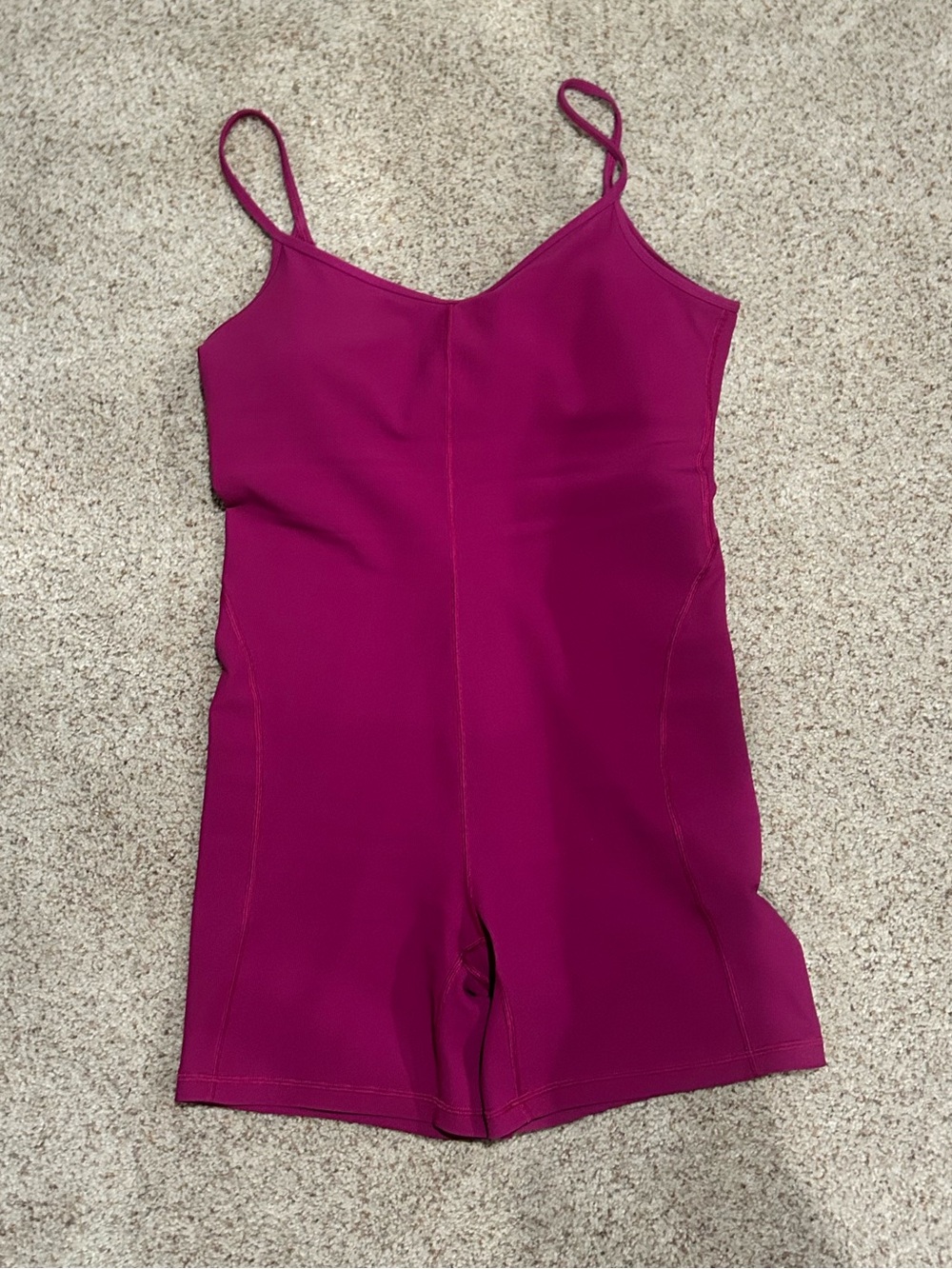Lululemon Ribbed Contoured Unitard 6"
Magenta Purple Sz 12